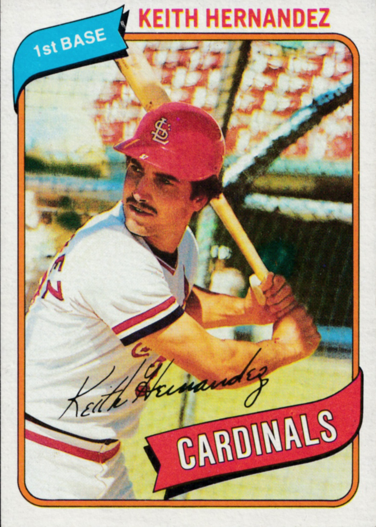 Keith Hernandez 1980 Topps Series Card #321