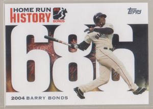 Barry Bonds 2006 Topps Home Run History Series Mint Card #BB-686