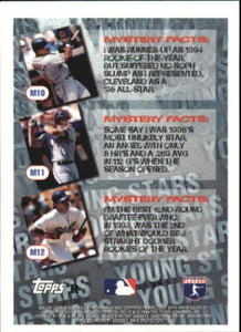 Mike Piazza 1996 Topps Mystery Finest REFRACTOR Series Mint Card #M12