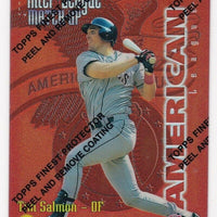 Mike Piazza 1997 Topps Inter-League REFRACTOR Series Mint Card # ILM2 with Tim Salmon
