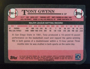 Tony Gwynn 2014 Topps 1989 Mini Series Card #TM4