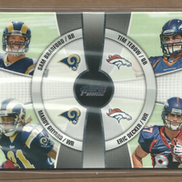 Tim Tebow 2010 Topps Prime 4th QTR Series Mint Card #4Q-29 with Sam Bradford, Mardy Gilyard and Eric Decker