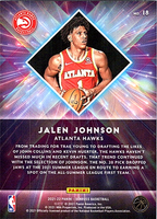 Jalen Johnson 2021 2022 Panini Donruss Great X-Pectations Series Mint Rookie Card #18

