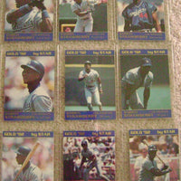 Darryl Strawberry 1992 Star Company GOLD Series Complete Mint Set.