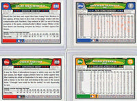 2008 Topps Baseball Series #1 Complete Mint 330 Card Set with Mickey Mantle Plus Rookie Cards of
