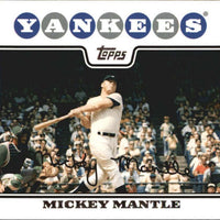 2008 Topps Baseball Series #1 Complete Mint 330 Card Set with Mickey Mantle Plus Rookie Cards of