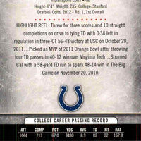 2012 Topps Prolific Playmakers Football Series 50 Card Set with Andrew Luck Rookie Year PLUS