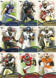 2012 Topps Prolific Playmakers Football Series 50 Card Set with Andrew Luck Rookie Year PLUS