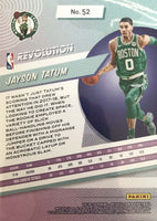 Jayson Tatum 2018 2019 Panini Revolution Series 2nd Year Mint Card #52
