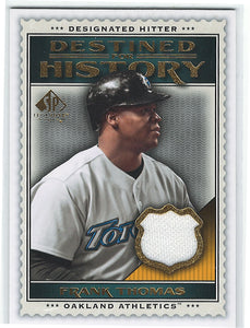 Frank Thomas 2009 SP Legendary Cuts "Destined for History" Game Used Jersey