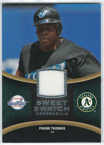 Frank Thomas 2008 Upper Deck Sweet Spot "Sweet Swatch" Game Used Jersey (White)
