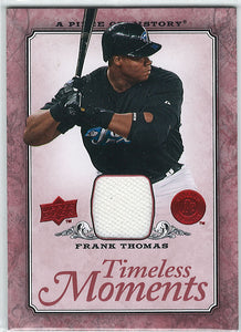Frank Thomas 2008 Upper Deck Piece of History "Timeless Moments" Game Used Jersey