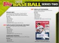 2020 Topps Baseball Series Two Retail Box of 24 Packs
