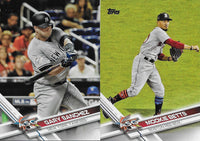 2017 Topps Traded Baseball Updates and Highlights Series Set with Aaron Judge and Cody Bellinger Rookie Cards
