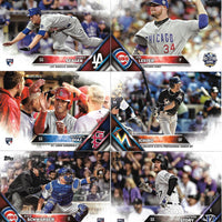 2016 Topps Traded Baseball Updates and Highlights Series Set Featuring Corey Seager Rookie Cards