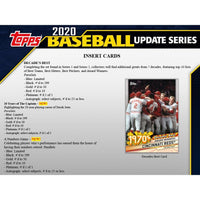 2020 Topps Baseball Update Series Factory Sealed Blaster Box with an EXCLUSIVE Coin
