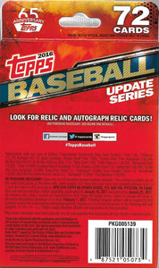 2016 Topps Baseball Update Factory Sealed Hanger Box Exclusive 500 Home Run Card