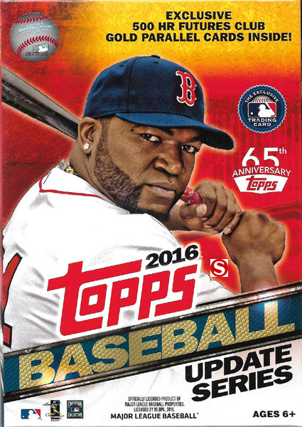 2016 Topps Baseball Update Factory Sealed Hanger Box Exclusive 500 Home Run Card