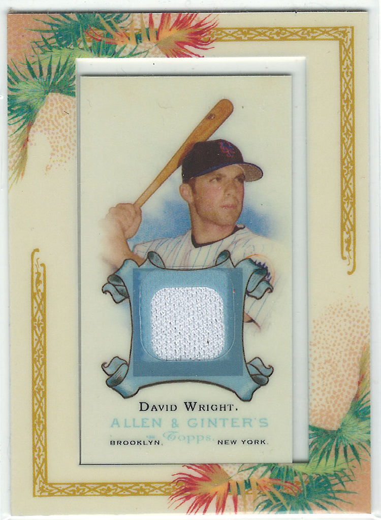 David Wright Game Used Bat Baseball Card