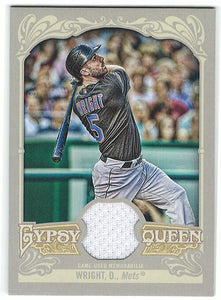 David Wright 2012 Topps Gypsy Queen Game Used Jersey (White)