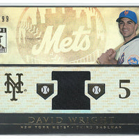 David Wright 2010 Topps Tribute Game Used Jersey #95/99